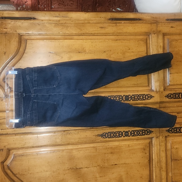 Dark Indigo "Ab" Solution Booty Lift Plus Jegging Jeans Size 18 - Picture 2 of 2